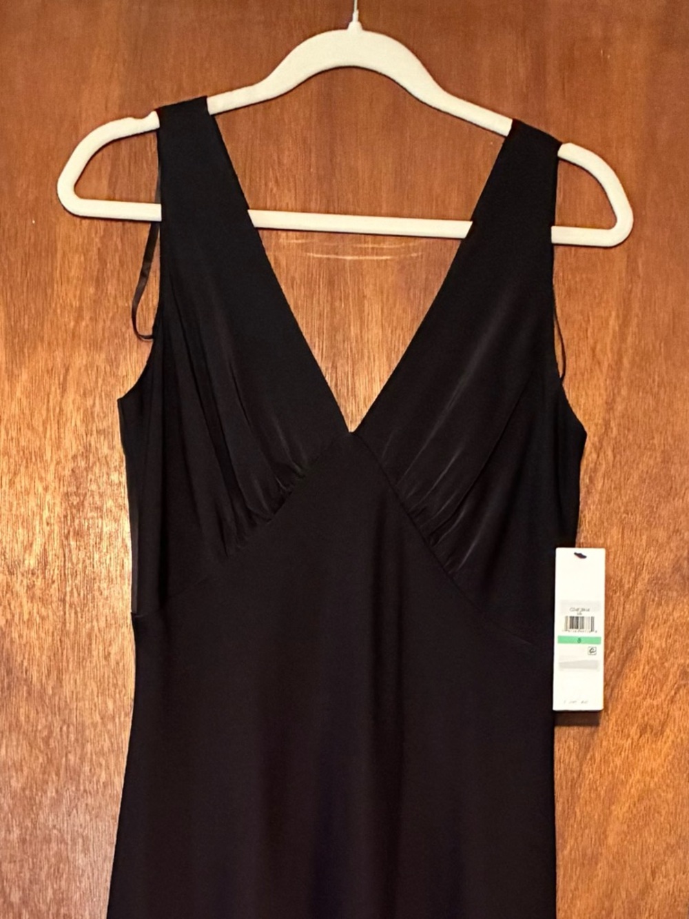 Calvin Klein Black V-Neck Sleeveless Dress